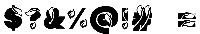 GREEN EMBER Font OTHER CHARS