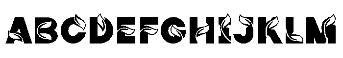 GREEN EMBER Font UPPERCASE