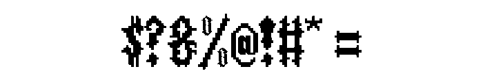 GRIMBYTE Font OTHER CHARS