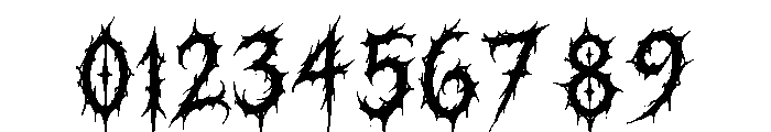 GRIMSPIKE Regular Font OTHER CHARS