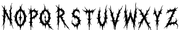 GRIMSPIKE Regular Font LOWERCASE