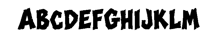 GRIMWOOD Font UPPERCASE