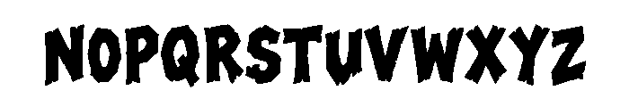GRIMWOOD Font UPPERCASE