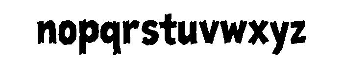 GRIMWOOD Font LOWERCASE