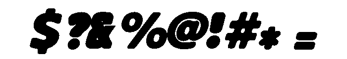 GROIKE Italic Font OTHER CHARS