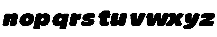 GROIKE Italic Font LOWERCASE