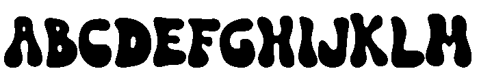 GROOVE GHOSTY Font UPPERCASE