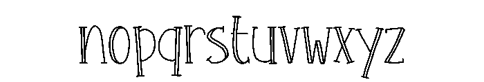 Grabfast Font LOWERCASE