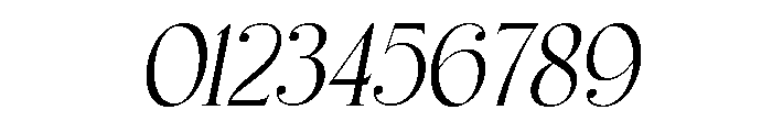 GraceLoomine-Oblique Font OTHER CHARS