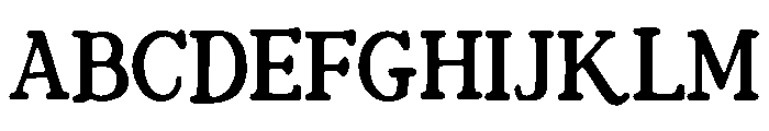 Gracebound Font UPPERCASE