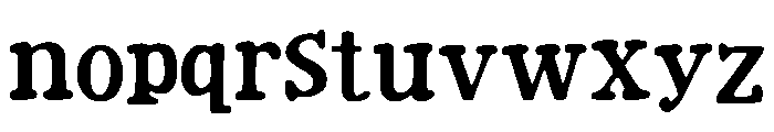 Gracebound Font LOWERCASE
