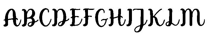 Gracelight Font UPPERCASE