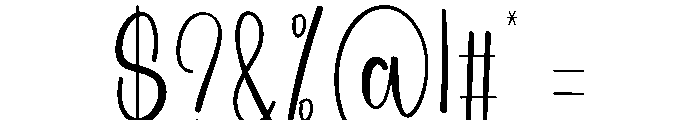 Gracella Holiday Font OTHER CHARS
