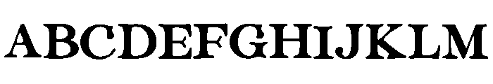 Gracevine Font UPPERCASE
