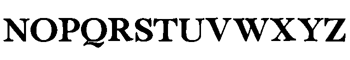 Gracevine Font UPPERCASE