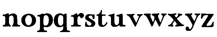 Gracevine Font LOWERCASE