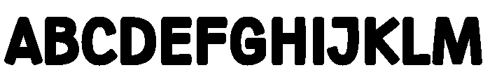 Grade School Font UPPERCASE