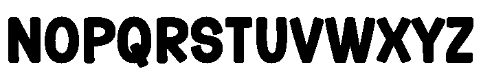 Grade School Font UPPERCASE