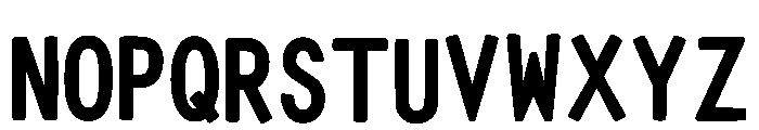 Grade Teacher Regular Font LOWERCASE