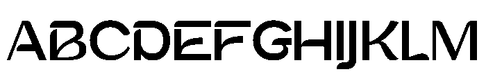 Gradiate Font UPPERCASE