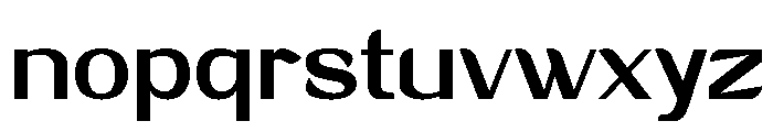 Gradiate Font LOWERCASE