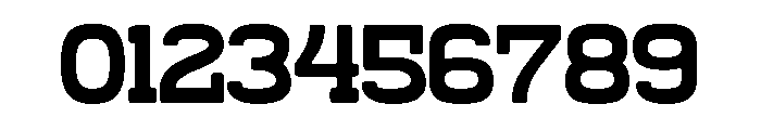 Grado Block Font OTHER CHARS