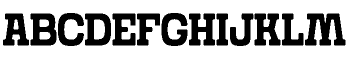 Grado Block Font UPPERCASE