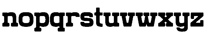 Grado Block Font LOWERCASE