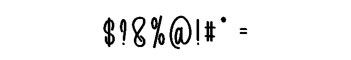 Graduaing Font OTHER CHARS