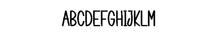 Graduaing Font UPPERCASE