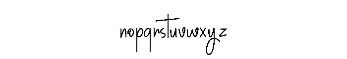 Graduating Quicklys Font LOWERCASE