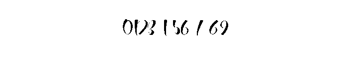 Graduating Font OTHER CHARS