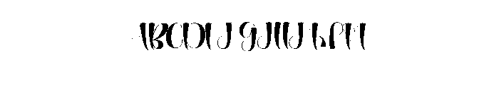 Graduating Font UPPERCASE