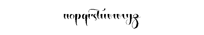 Graduating Font LOWERCASE