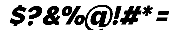 Gradvis-ExtraBoldItalic Font OTHER CHARS