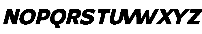 Gradvis-ExtraBoldItalic Font UPPERCASE