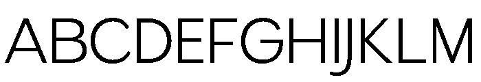 Gradvis-ExtraLight Font UPPERCASE