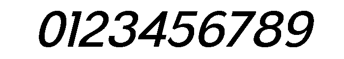 Gradvis-Italic Font OTHER CHARS