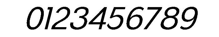 Gradvis-LightItalic Font OTHER CHARS