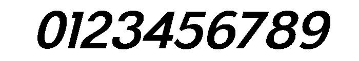 Gradvis-MediumItalic Font OTHER CHARS