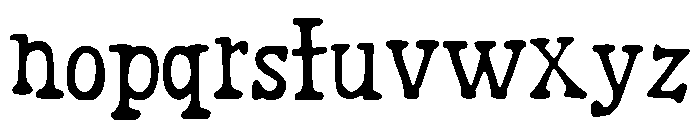 GraffFlow Font LOWERCASE