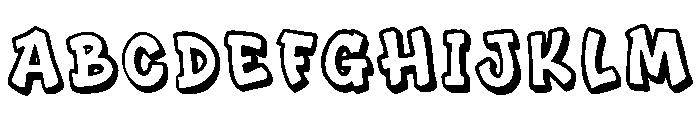 Graffic Font UPPERCASE