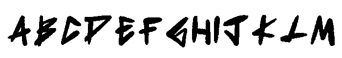 Graffit Regular Font UPPERCASE