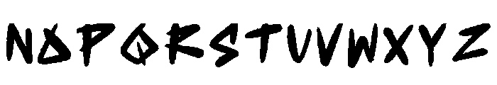 Graffit Regular Font LOWERCASE