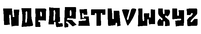 Graffiti Brick Font UPPERCASE
