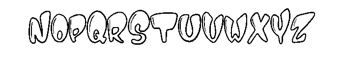 Graffiti City By Squeeb Regular Font LOWERCASE