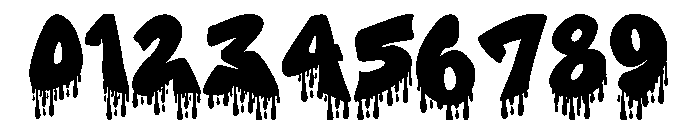 Graffiti Dripping Font OTHER CHARS