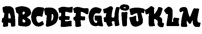 Graffiti Giggle Regular Font UPPERCASE