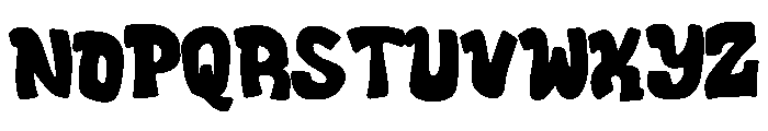 Graffiti Giggle Regular Font UPPERCASE