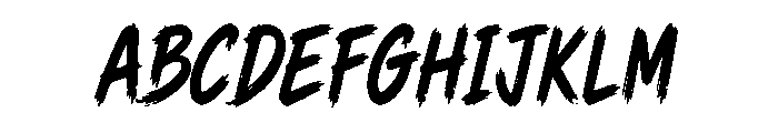 Graffiti Impact Font UPPERCASE